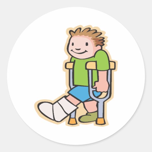 Sticker Rond Sur les cruches (Devant)