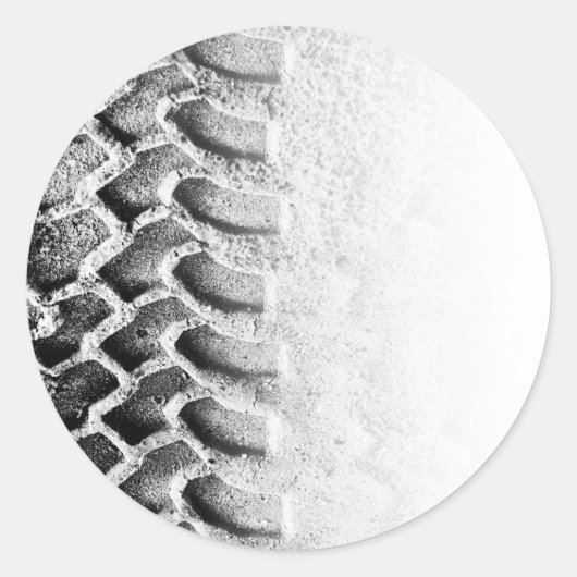 Sticker Rond Sur piste (Devant)