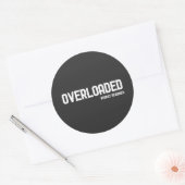 STICKER ROND SURCHARGÉ (Enveloppe)