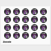 Sticker Rond Surdose Aucune histoire ne devrait se terminer tro (Feuille)