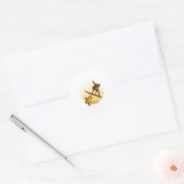 Sticker Rond Surf (Enveloppe)