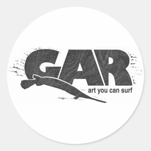 Sticker Rond Surf Gar (Devant)