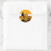Sticker Rond Surf III (Sac)