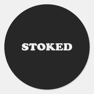 Sticker Rond Surf Stoked