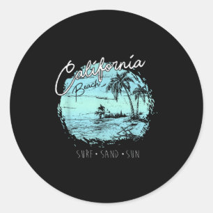 Sticker Rond Surf Summer Surfer Venin