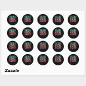 Sticker Rond Surf Surf surf (Feuille)