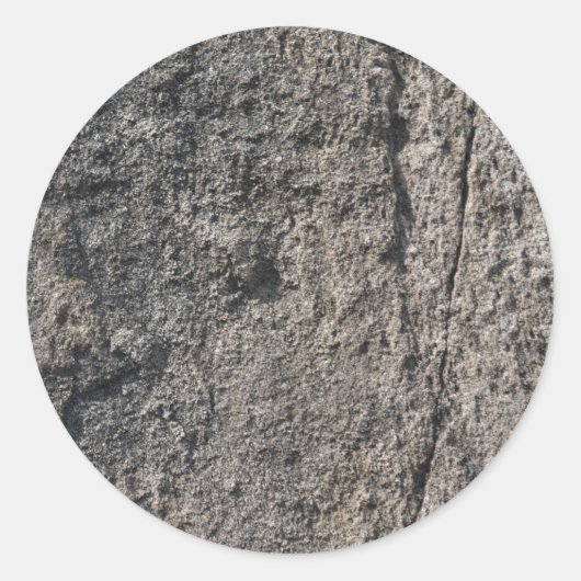 Sticker Rond Surface Rocheuse (Devant)