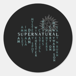 Sticker Rond Surnaturel pour