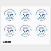 Sticker Rond Surpopulation : Mort ou vie (Feuille)