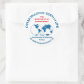 Sticker Rond Surpopulation : Mort ou vie (Sac)