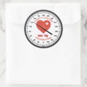 Sticker Rond Surveillance de la pression artérielle Infirmière  (Sac)