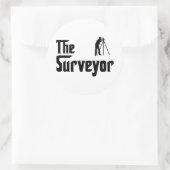 Sticker Rond Surveyeur foncier (Sac)