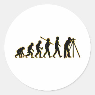 Sticker Rond Surveyeur foncier