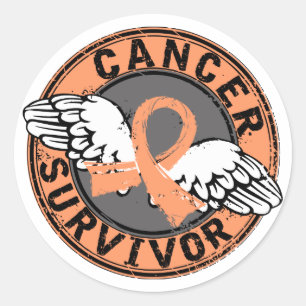 Sticker Rond Survivant 14 Cancer de l'estomac