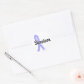 Sticker Rond Survivant 17 Cancer de la prostate (Enveloppe)