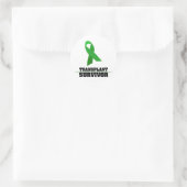 Sticker Rond Survivant de la transplantation (Sac)