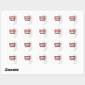 Sticker Rond Survivant de l'ouragan Irene 2011 (Feuille)