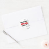 Sticker Rond Survivant de l'ouragan Irene 2011 (Enveloppe)