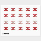Sticker Rond Survivant de Mormon Trek (Feuille)