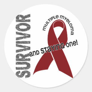 Sticker Rond Survivant de myélome multiple