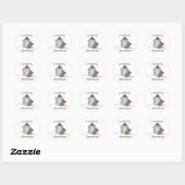 Sticker Rond Survivant de tête (Feuille)