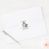 Sticker Rond Survivant de tête (Enveloppe)