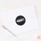 Sticker Rond Survivant du cancer (Enveloppe)