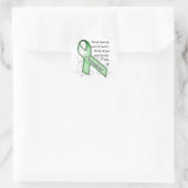 Sticker Rond Survivant du cancer du rein (Sac)