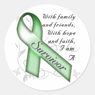 Sticker Rond Survivant du cancer du rein