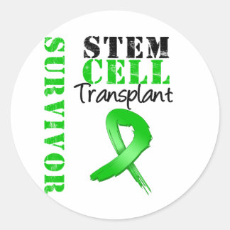 Sticker Rond Survivant - Transplantation de cellules souches