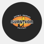 Sticker Rond Survivor Burst (Devant)
