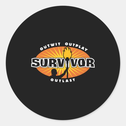 Sticker Rond Survivor Burst (Devant)