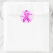 Sticker Rond Survivor Love Hope Cure (Sac)
