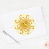 Sticker Rond Suryadev : Le Soleil (Enveloppe)