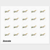 Sticker Rond Sushi (Feuille)