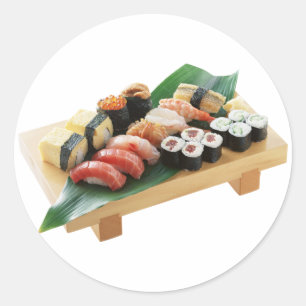 Sticker Rond Sushi