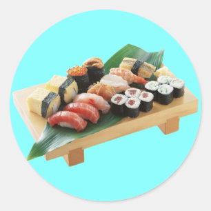 Sticker Rond Sushi