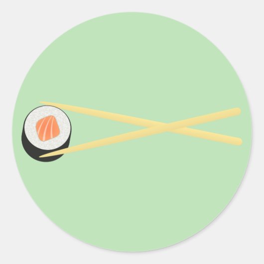 Sticker Rond Sushi I parfait (Devant)