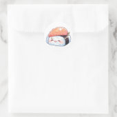 Sticker Rond sushi Kawaii #2 (Sac)
