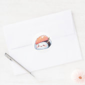 Sticker Rond sushi Kawaii #2 (Enveloppe)