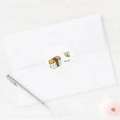 Sticker Rond Sushi Wasabi Bee (Enveloppe)