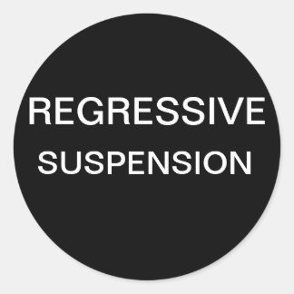 Sticker Rond Suspension régressive