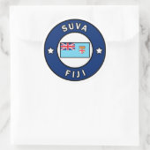 Sticker Rond Suva Fidji (Sac)