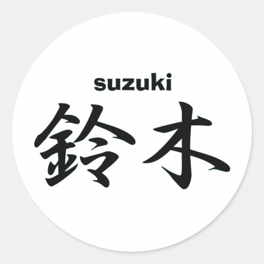 Sticker Rond suzuki (Devant)