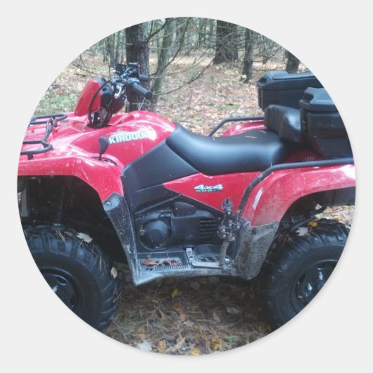Sticker Rond Suzuki King Quad 500 2012 (Devant)