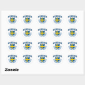 Sticker Rond Sverige (Feuille)