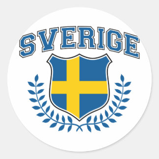 Sticker Rond Sverige