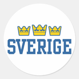 Sticker Rond Sverige