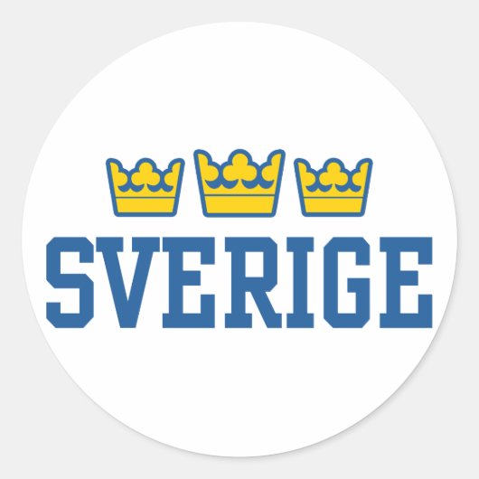 Sticker Rond Sverige (Devant)