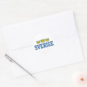 Sticker Rond Sverige (Enveloppe)